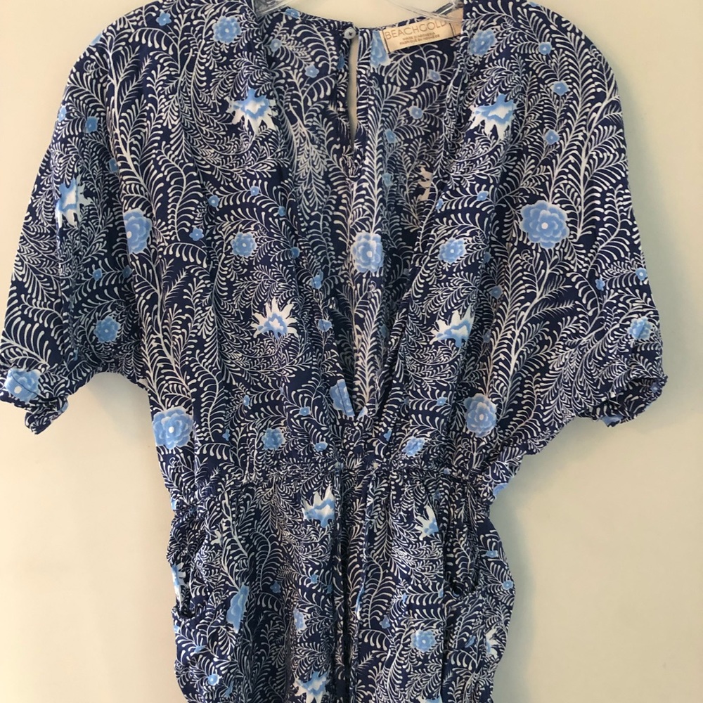 🌈❤️🍀CLOSET CLOSING
NWOT Blue batik print romper - Picture 2 of 4